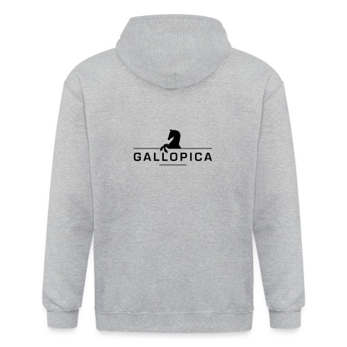Gallopica Logo black - Unisex Heavyweight Kapuzenjacke