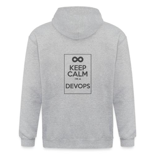 Keep Calm I'm a devops - Unisex Heavyweight Hooded Jacket