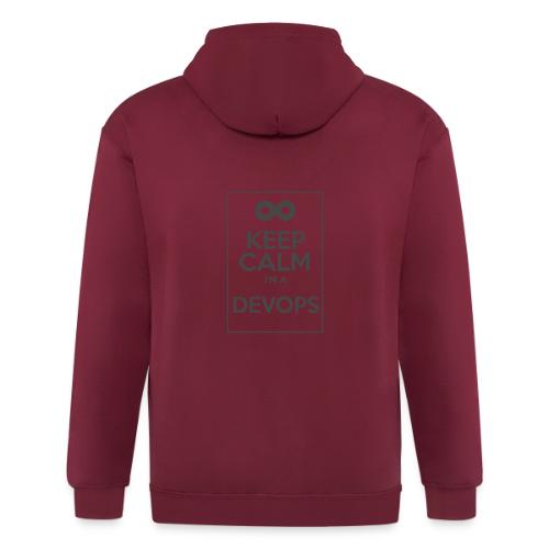 Keep Calm I'm a devops - Unisex Heavyweight Hooded Jacket
