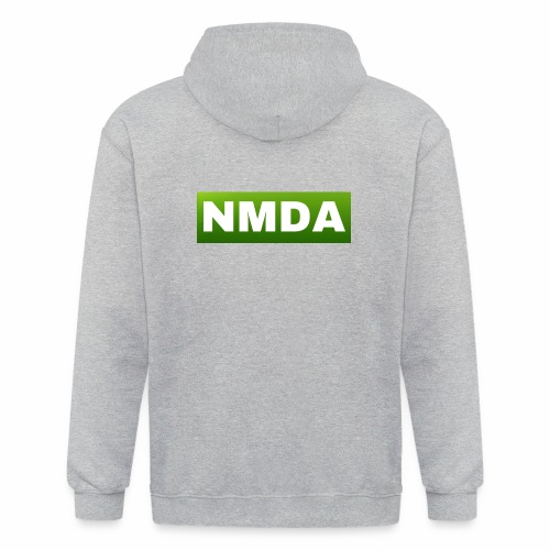 Green NMDA - Unisex Heavyweight Hooded Jacket