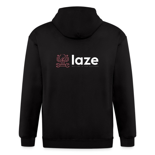 laze colored logo + inscription - Unisex Heavyweight Kapuzenjacke
