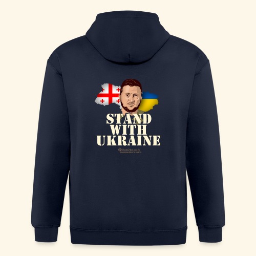 Ukraine Georgien Selenskyj - Unisex Heavyweight Kapuzenjacke