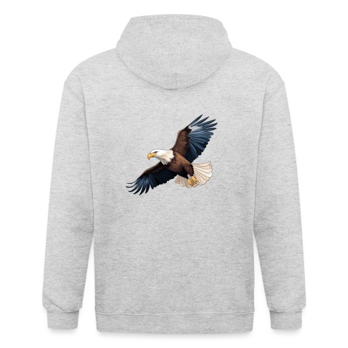 Weißkopfseeadler Adler fliegend - Unisex Heavyweight Kapuzenjacke