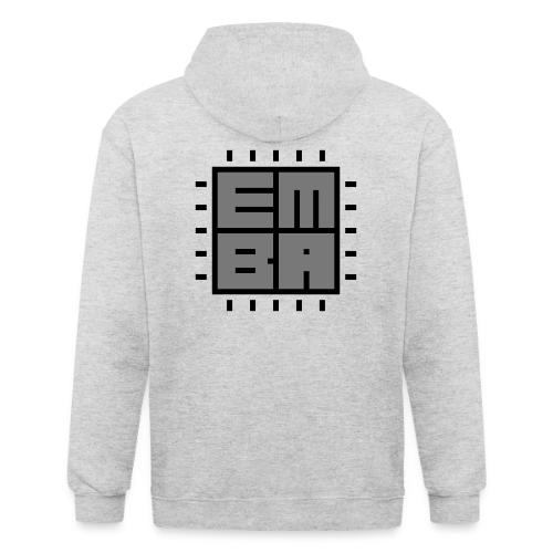 EMBA firmware analyzer - double - Unisex Heavyweight Hooded Jacket