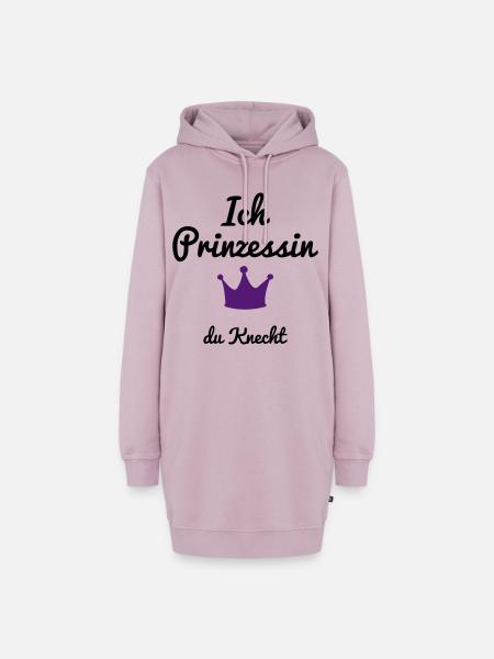 lustig - Hoodie-Kleid - Altrosa