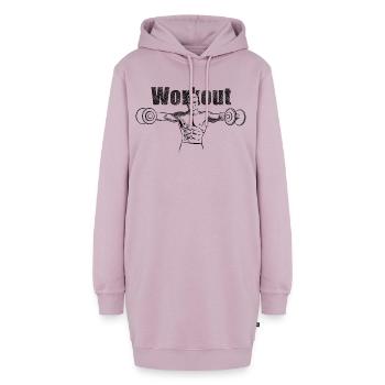 Workout - Hoodie-Kleid - Altrosa - Vorne - AI Model Female 172 light (172cm)