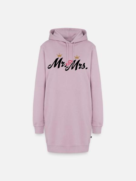 hochzeit - Hoodie-Kleid - Altrosa