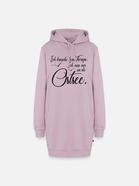 Ostsee Spruch | Ostsee Heimat | lustig - Hoodie-Kleid - Altrosa
