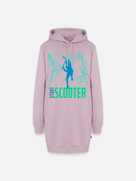 Freestyle Scooter Stunt Scooter - Hoodie-Kleid - Altrosa