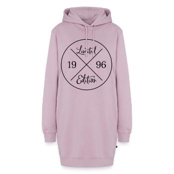 Limited edition 1996 - 30. Geburtstag Geschenk - Hoodie-Kleid - Altrosa - Vorne - AI Model Female 172 light (172cm)