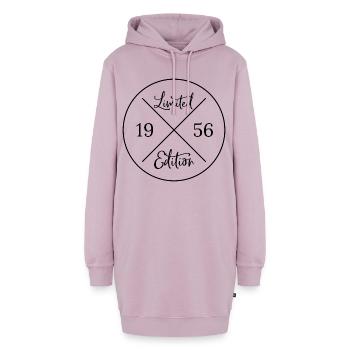 Limited edition 1956 - 70. Geburtstag Geschenk - Hoodie-Kleid - Altrosa - Vorne - AI Model Female 172 light (172cm)