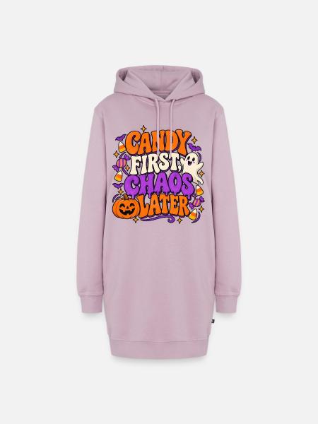 Halloween Spruch - Hoodie-Kleid - Altrosa