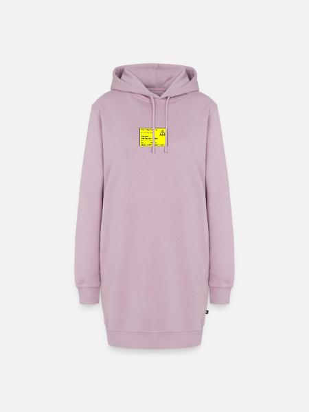 5 Sicherheitsregeln Elektriker lustig - Hoodie-Kleid - Altrosa