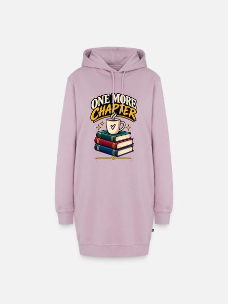 Noch ein Kapitel – Buchliebhaber - Hoodie-Kleid - Altrosa