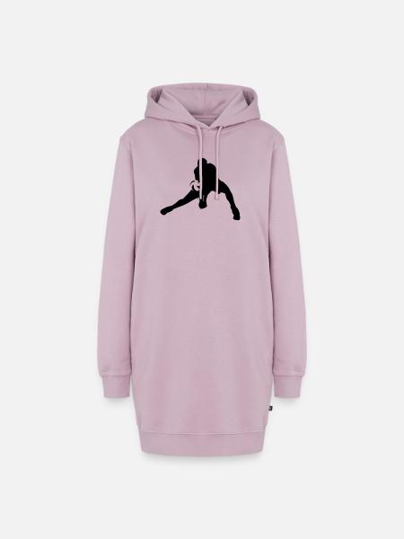Volleyball - Hoodie-Kleid - Altrosa