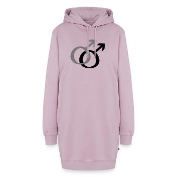 Mann & Mann - Hoodie-Kleid - Altrosa - Vorne - AI Model Female 172 light (172cm)