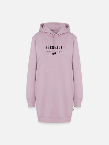 Bordeaux - Hoodie-Kleid - Altrosa