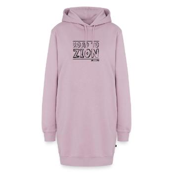 Road To Zion - Hoodie-Kleid - Altrosa - Vorne - AI Model Female 172 light (172cm)