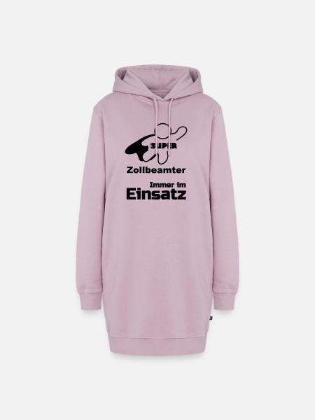 Super Zollbeamter Zoll, Beamte, Beruf, Geschenk - Hoodie-Kleid - Altrosa