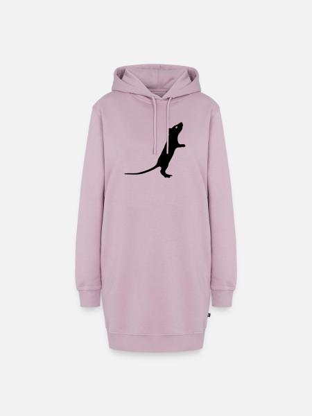 Ratte - Hoodie-Kleid - Altrosa