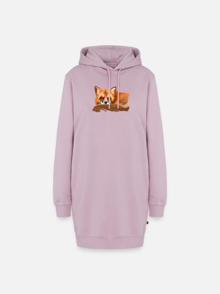 Fuchs - Hoodie-Kleid - Altrosa