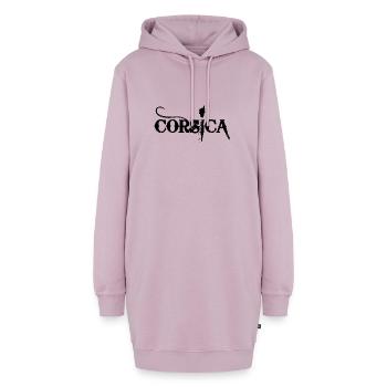 Korsika, Korsika - Hoodie-Kleid - Altrosa - Vorne - AI Model Female 172 light (172cm)