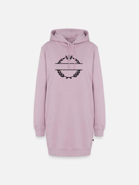 Stolz auf den Bauern Weizenkorn - Hoodie-Kleid - Altrosa