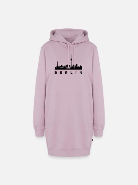 Berlin Skyline - Hoodie-Kleid - Altrosa