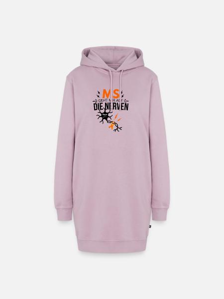 MS geht mir auf die Nerven – Multiple Sklerose - Hoodie-Kleid - Altrosa