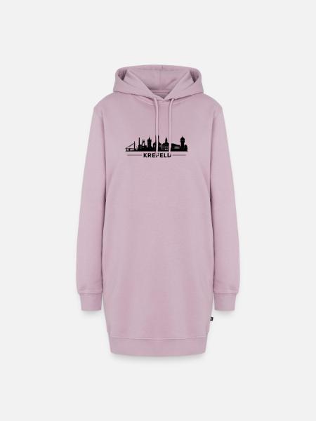 Krefeld Skyline - Hoodie-Kleid - Altrosa