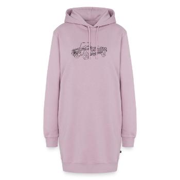 Der Mehari - Hoodie-Kleid - Altrosa - Vorne - AI Model Female 172 light (172cm)