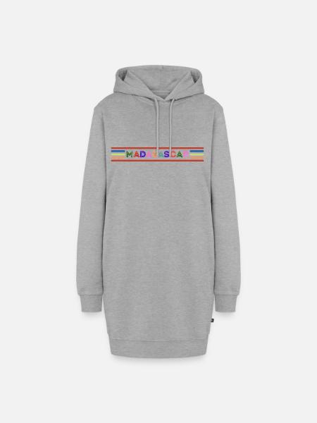 Madagaskar - Hoodie-Kleid - Grau meliert