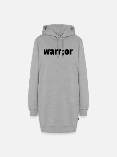 Warrior - Hoodie-Kleid - Grau meliert