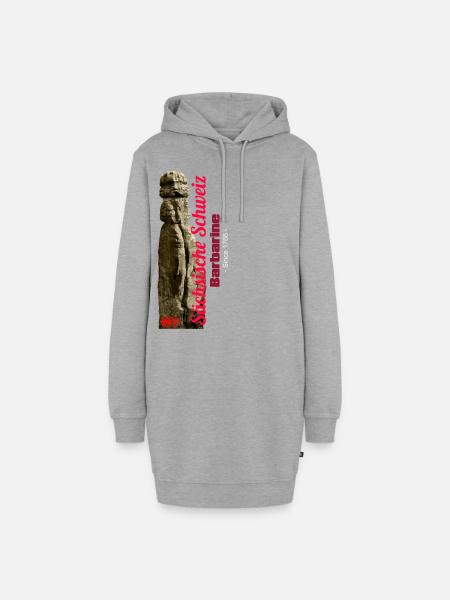 Sächsische Schweiz - Barbarine - Hoodie-Kleid - Grau meliert