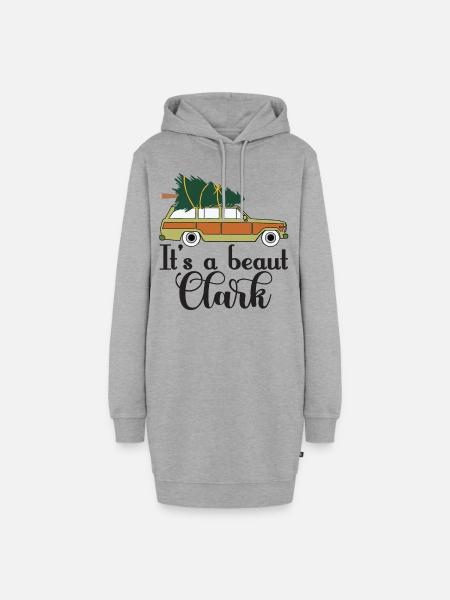 It's A Beaut Clark Griswold Family Christmas Tree - Hoodie-Kleid - Grau meliert