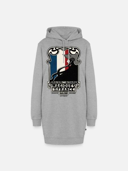 Phantastische Tierwesen Zaubererministerium - Hoodie-Kleid - Grau meliert