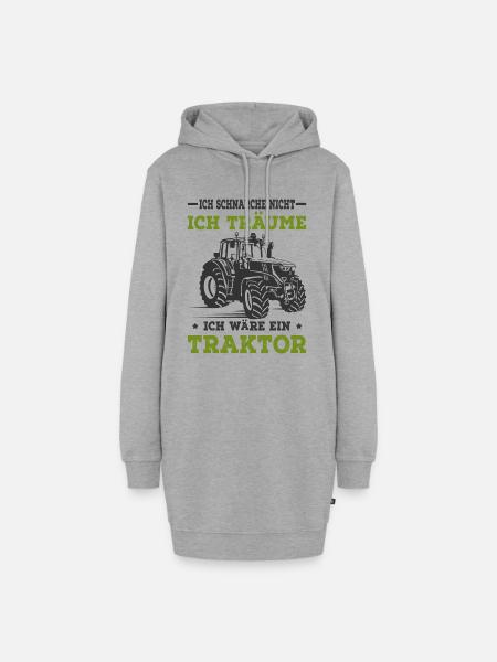 Traktor - Hoodie-Kleid - Grau meliert