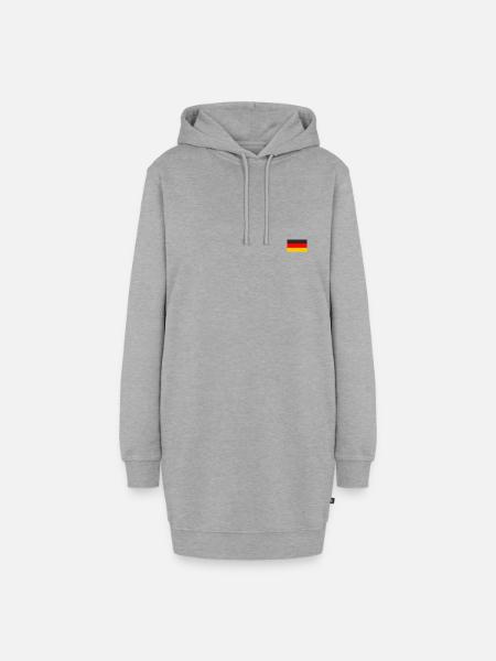 DEUTSCHE FLAGGE - Hoodie-Kleid - Grau meliert