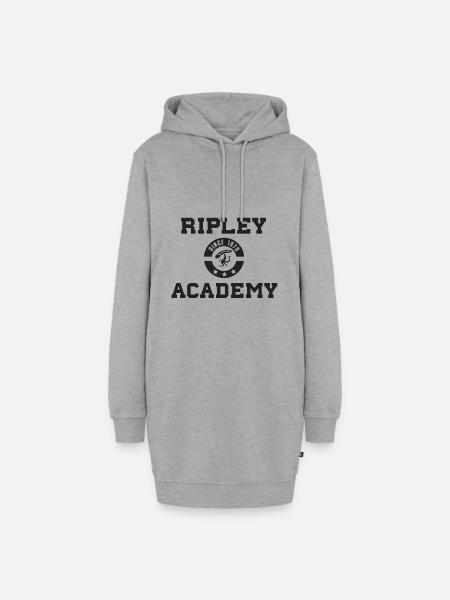RIPLEY ACADEMY SCHWARZ - Hoodie-Kleid - Grau meliert