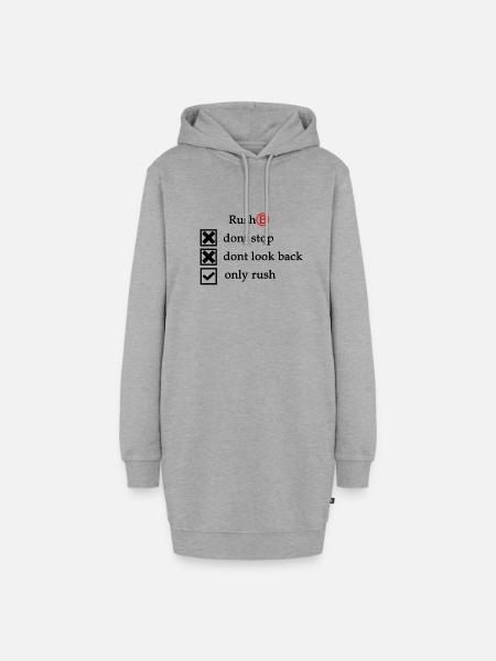 Counter-Strike Rush B - Hoodie-Kleid - Grau meliert