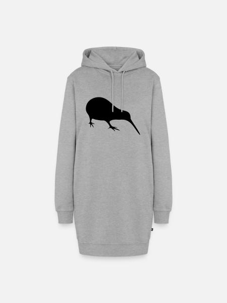 Kiwi - Hoodie-Kleid - Grau meliert