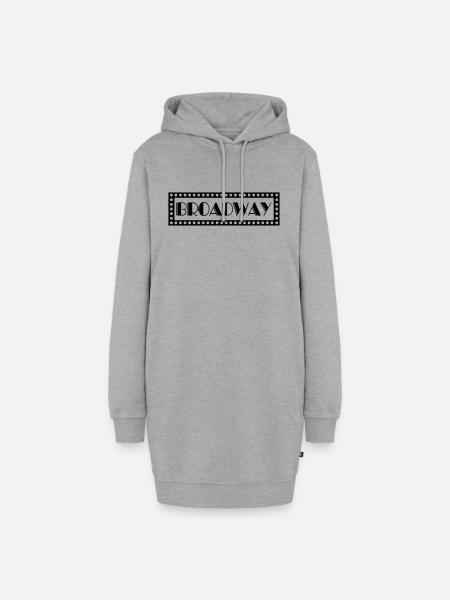 Broadway - Hoodie-Kleid - Grau meliert