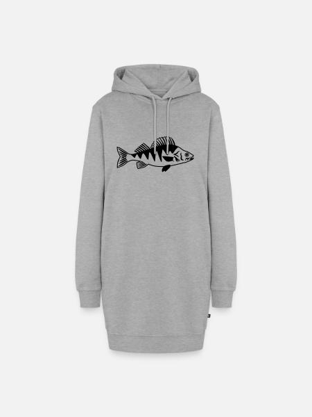 Barsch - Hoodie-Kleid - Grau meliert