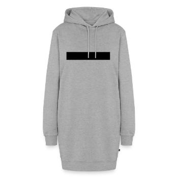 Linie - Hoodie-Kleid - Grau meliert - Vorne - AI Model Female 172 light (172cm)