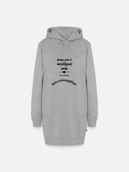 Heilerziehungspfleger - Hoodie-Kleid - Grau meliert