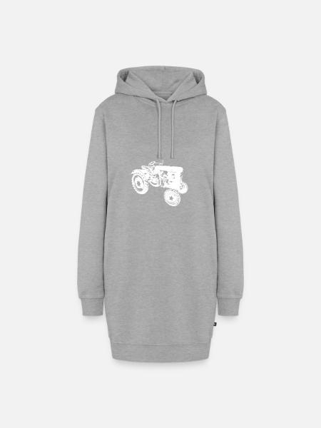 Eicher - Hoodie-Kleid - Grau meliert