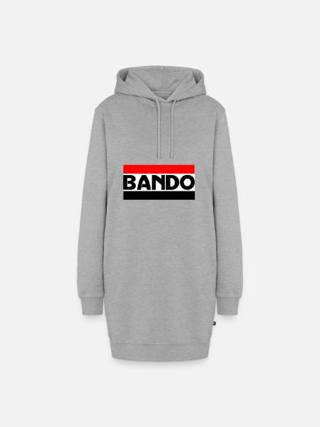 BANDO - Hoodie-Kleid - Grau meliert