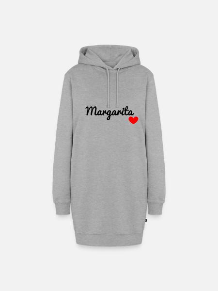 Margarita - Hoodie-Kleid - Grau meliert