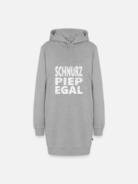SCHNURZ PIEP EGAL - Hoodie-Kleid - Grau meliert