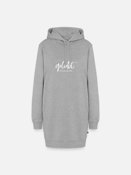 Geliebt - Hoodie-Kleid - Grau meliert